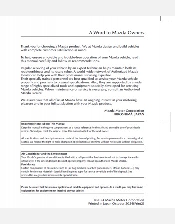 2025 mazda cx-90 owners manual